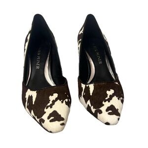 Donald Pliner Cow Print Hair Calf  High Heels Size 6M